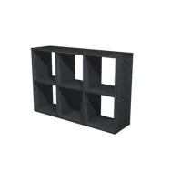 Libreria a Caselle Maxicube - 6 Caselle - 104x29,2x69,8 cm - 6MAXC/8 (Nero)