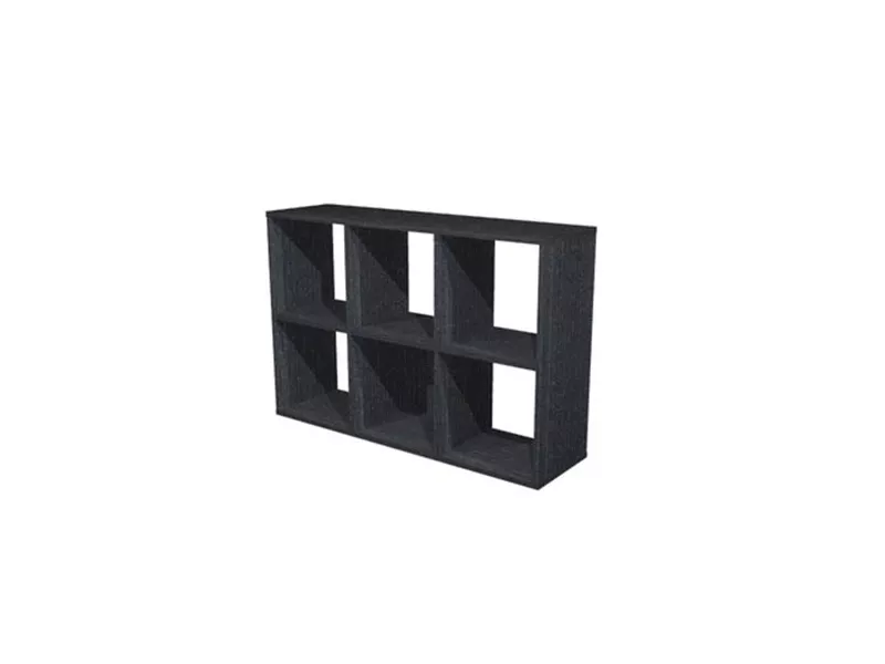 Libreria a Caselle Maxicube - 6 Caselle - 104x29,2x69,8 cm - 6MAXC/8 (Nero)