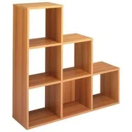 Libreria a Caselle Maxicube - 6 Caselle Scalare - 103,8x29,2x104 cm - 6DMAXC/4 (Noce)