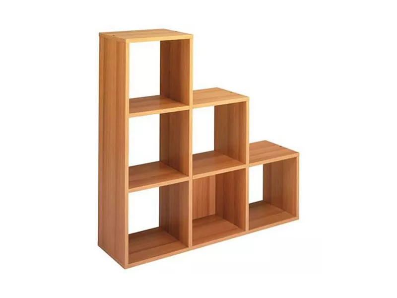 Libreria a Caselle Maxicube - 6 Caselle Scalare - 103,8x29,2x104 cm - 6DMAXC/4 (Noce)