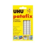 Gomma Adesiva Removibile Patafix UHU - D1620 (Bianco Conf. 80)