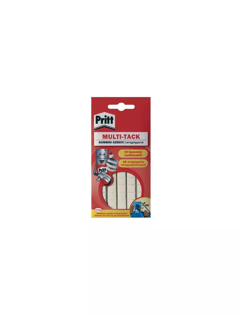 Gommini Multi-Tack Pritt - 8,5x11 mm - 1444967 (Bianco Conf. 95) Gommini Multi-Tack Pritt - 8,5x11 mm - 1444967 (Bianco Conf. 95)