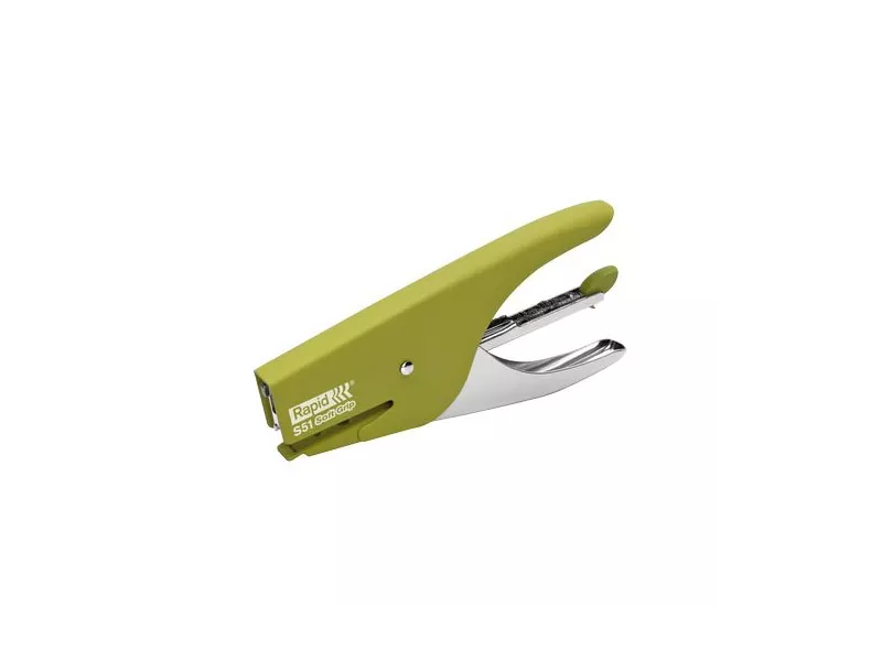 Cucitrice a Pinza S51 Soft Grip Rapid (Verde) Cucitrice a Pinza S51 Soft Grip Rapid (Verde)