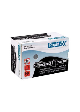 Punti Metallici per Cucitrice ad Alti Spessori Rapid - 73/10 - 24890400 (Conf. 5000)