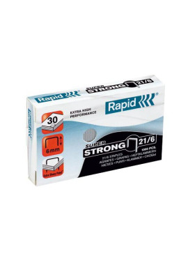 Punti Metallici per Cucitrice Universali Rapid - 21/6 - 24867700 (Conf. 5000)