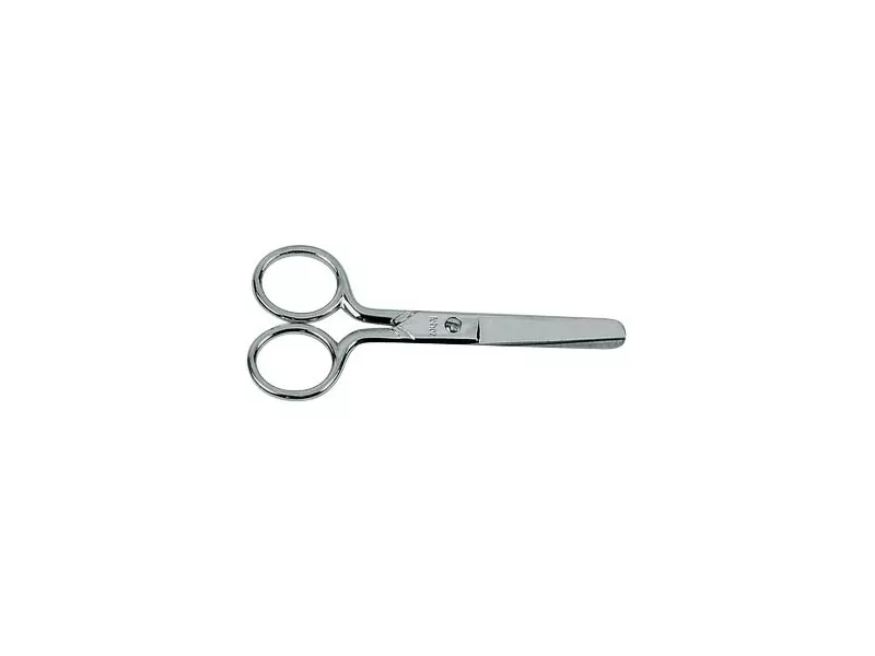 Forbici in Acciao a Punta Tonda Lebez - 12 cm - 422-12 (Acciaio)