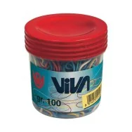 Barattolo Elastici Viva - 100 g - C101 (Assortiti)