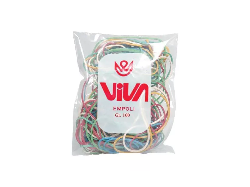 Elastici Colorati Viva - 10x100 g - A100 (Assortiti) Elastici Colorati Viva - 10x100 g - A100 (Assortiti)