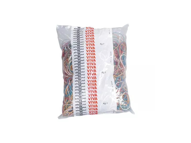 Elastici Colorati Viva - 1 kg - A1000 (Assortiti)