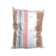 Elastici in Gomma Naturale Viva - 1 kg - Ø100 mm x 5 mm - G5X100 (Ambra)