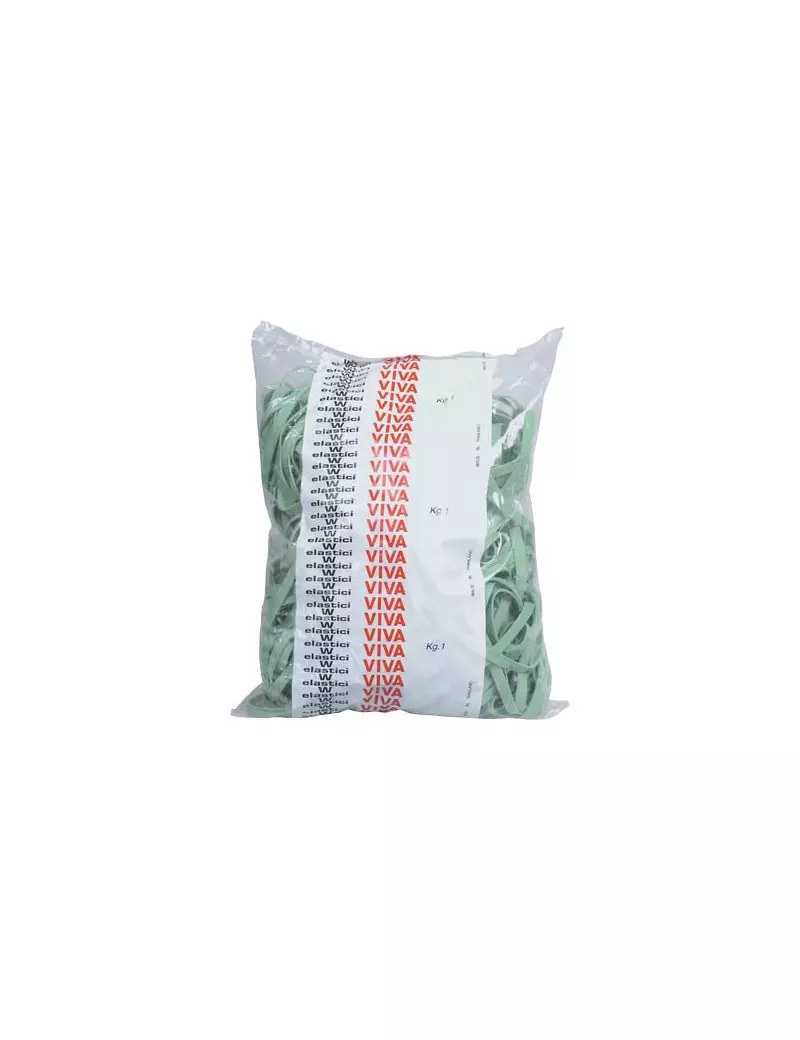 Fettucce Elastiche Viva - 1 kg - Ø120 mm - F8X120 (Verde) Fettucce Elastiche Viva - 1 kg - Ø120 mm - F8X120 (Verde)