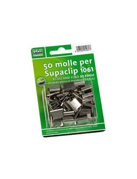 Ricariche in Acciaio per Dispenser Sparamolle Supaclip Lebez - 1061 (Conf. 50)