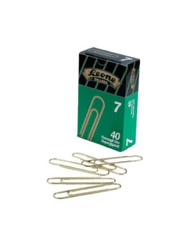 Fermagli Ottonati Leone Dell'Era - n. 7 - 75 mm - FO7 (Conf. 400)