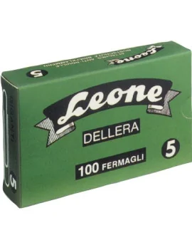 Fermagli Zincati Leone Dell'Era - Punte Triangolari - n. 2 - 26 mm - FZ2 (Zinco Brillante Conf. 1000)