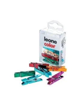 Mini Mollette Leone Dell'Era - APM (Metallizzati Assortiti Conf. 10)