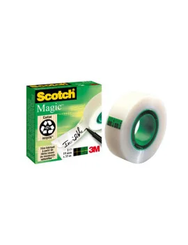 Nastro Adesivo Scotch Magic 810 3M - Acrilico - 19 mm x 33 m - 55851 (Trasparente)