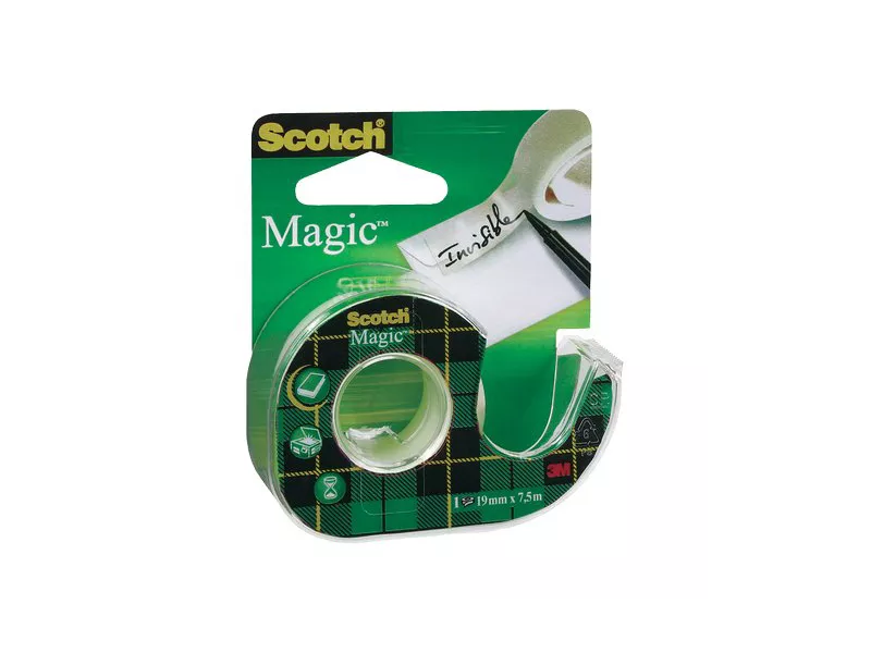 Dispenser per Nastro Adesivo Scotch Magic 810 3M - 19 mm x 7,5 m - 95756 (Trasparente) Dispenser per Nastro Adesivo Scotch Magic 810 3M - 19 mm x 7,5 m - 95756 (Trasparente)