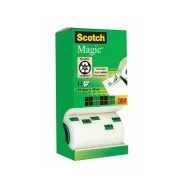 Nastro Adesivo Scotch Magic 810 3M - Acrilico - 19 mm x 33 m - 9252 (Trasparente Conf. 14)