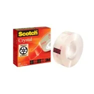 Nastro Adesivo in PPL Scotch 600 Crystal 3M - 19 mm x 33 m - 30598 (Supertrasparente)