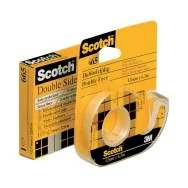 Nastro Biadesivo Scotch 665 3M - No Liner - 12 mm x 33 m - 82249 (Trasparente)