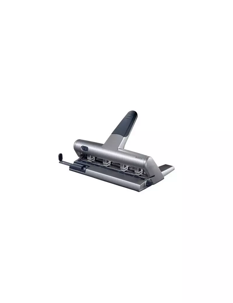 Perforatore a Foratura Variabile 5114 Akto Leitz (Grigio e Nero)