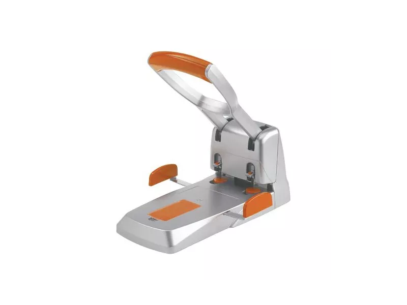 Perforatore a 2 Fori HDC 150 Rapid (Grigio e Arancione)