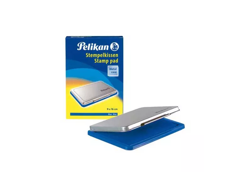 Cuscinetto Inchiostrato per Timbri Pelikan - n. 1 - 9x16 cm (Blu) Cuscinetto Inchiostrato per Timbri Pelikan - n. 1 - 9x16 cm (Blu)