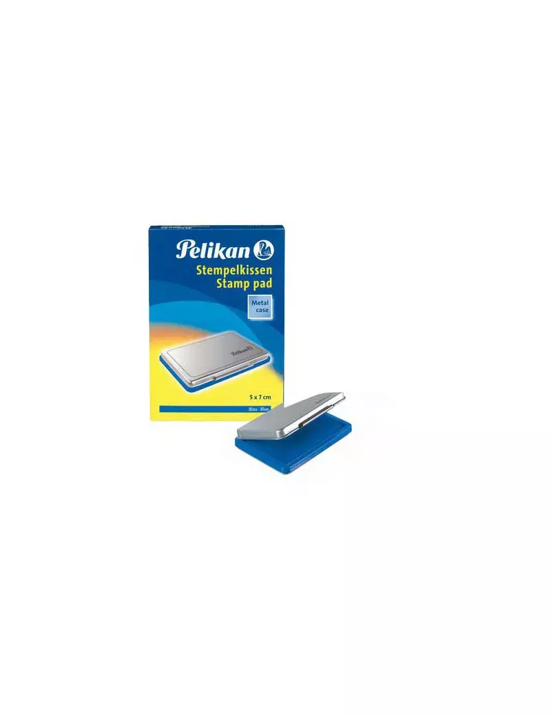 Cuscinetto Inchiostrato per Timbri Pelikan - n. 3 - 5x7 cm - 331165 (Blu) Cuscinetto Inchiostrato per Timbri Pelikan - n. 3 - 5x7 cm - 331165 (Blu)