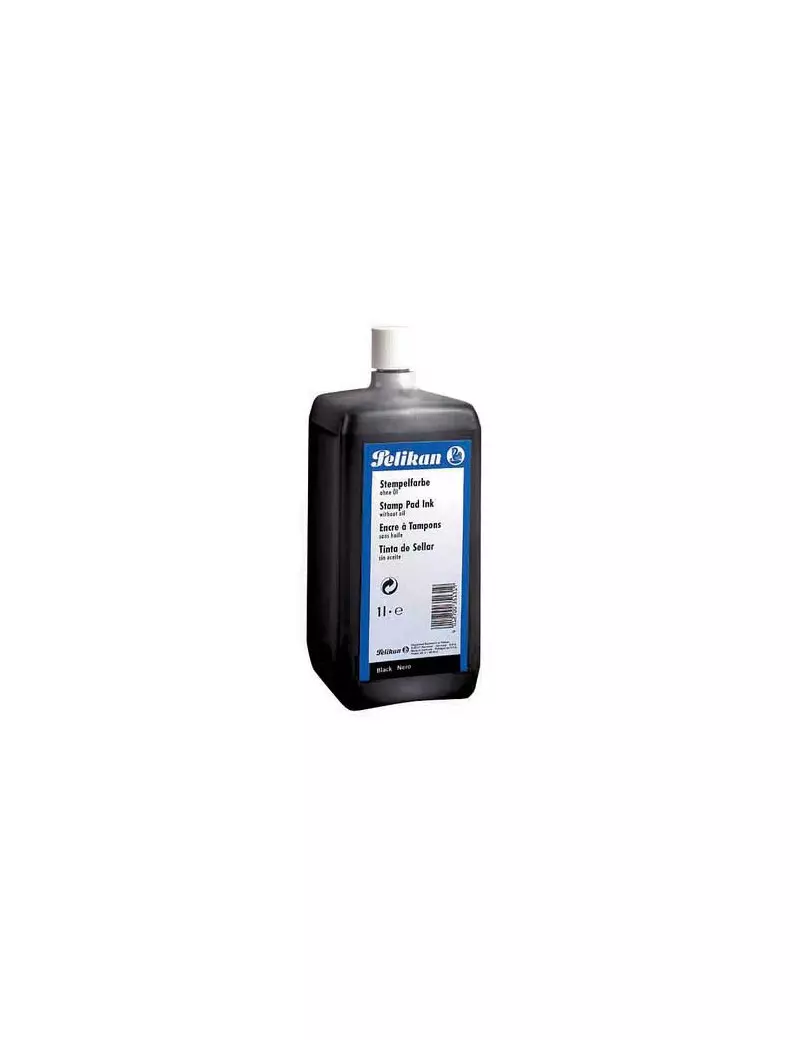 Inchiostro per Timbri Pelikan - 1 Litro - 351296 (Nero) Inchiostro per Timbri Pelikan - 1 Litro - 351296 (Nero)
