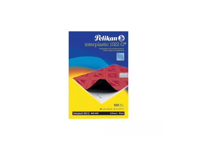 Carta Carbone Interplastic 1022G Pelikan - 401026 (Nero Conf. 10) Carta Carbone Interplastic 1022G Pelikan - 401026 (Nero Conf. 10)