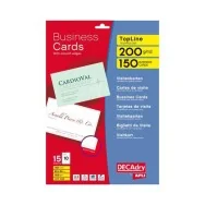 Biglietti da Visita Decadry - Bordo Liscio - Fronte - 200 g - T603342 (Conf. 150)