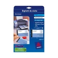Biglietti da Visita Quick&Clean Avery - Fronte e Retro - 260 g - C32015-25 (Bianco Patinato Opaco Conf. 200)