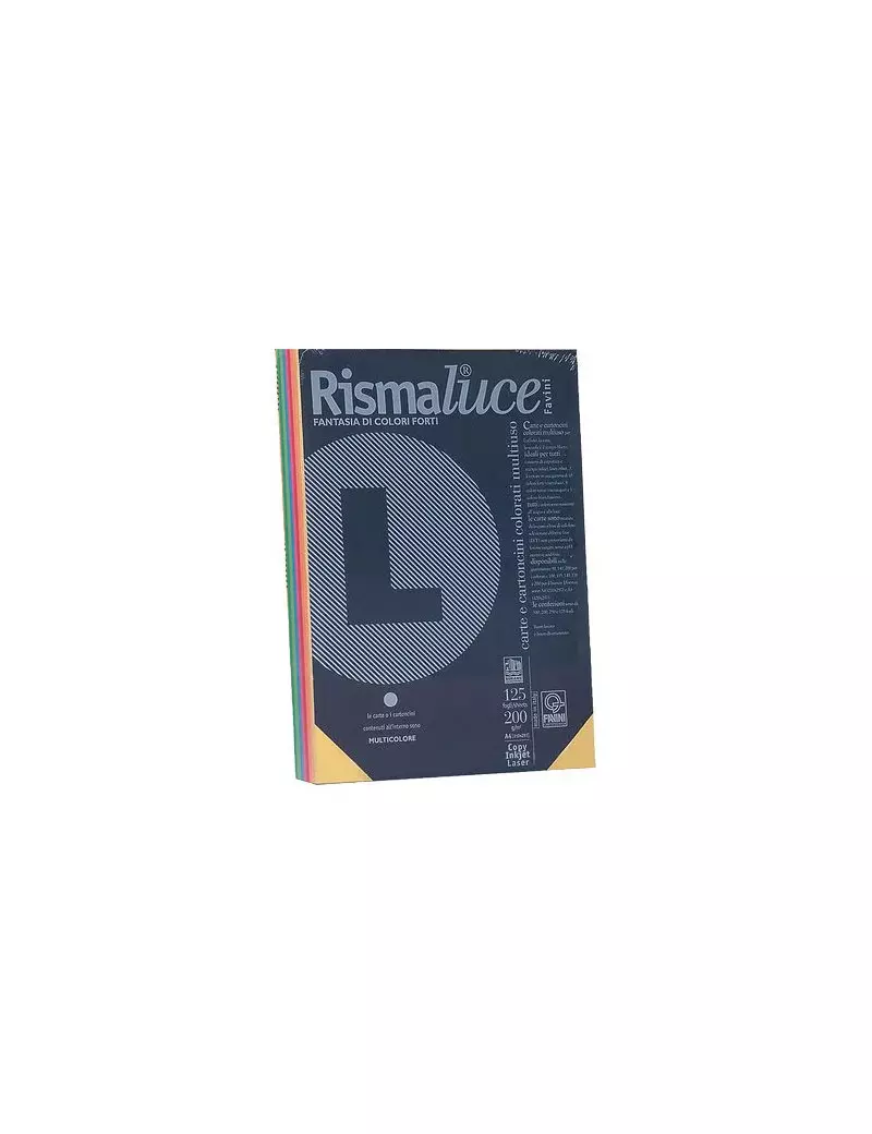 Carta Colorata Rismaluce Favini - A4 - 90 g - A69X104 (Assortiti Conf. 100) Carta Colorata Rismaluce Favini - A4 - 90 g - A69X104 (Assortiti Conf. 100)