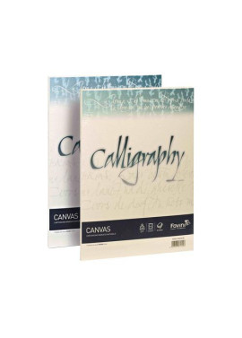 Fogli Calligraphy Canvas Favini - A4 - 200 g - A69Q314 (Avorio Conf. 50)
