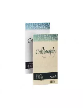 Buste Calligraphy Canvas Favini - 11x22 cm - 100 g - A570414 (Bianco Conf. 25)