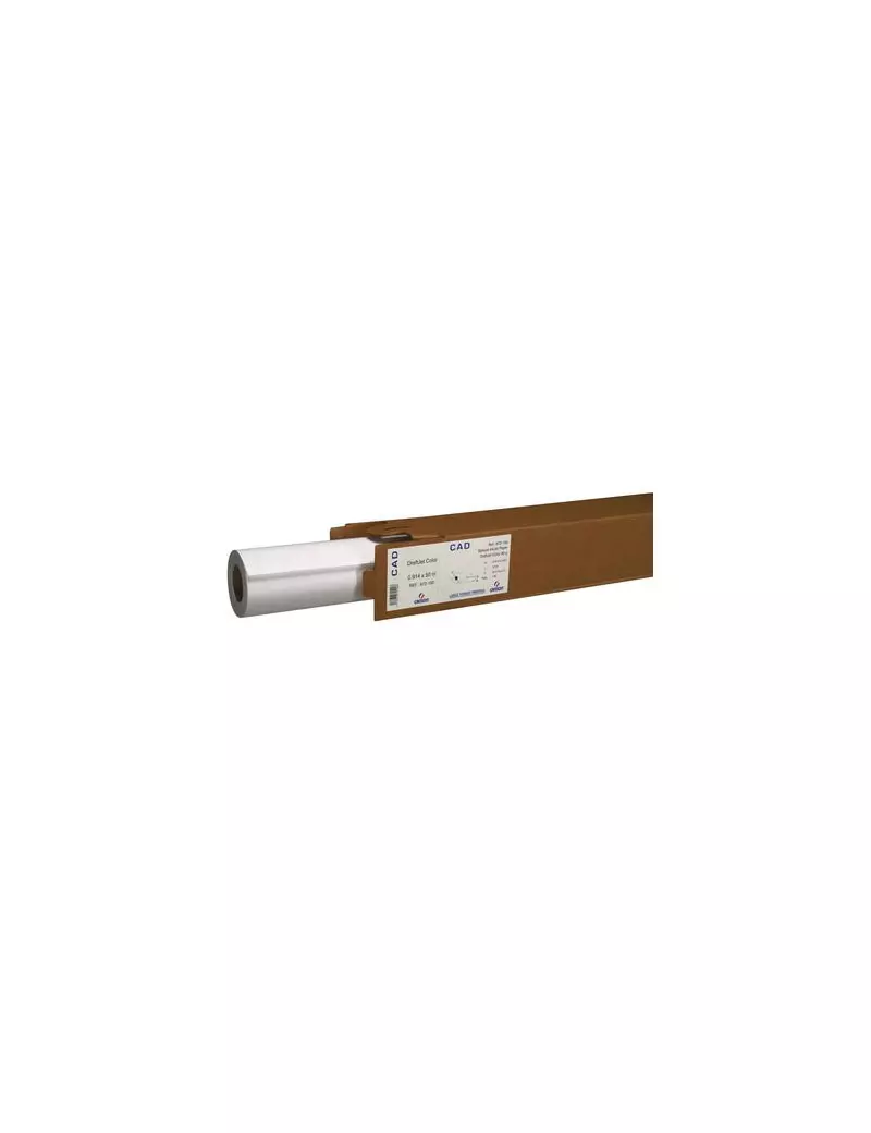Carta Plotter CAD Hi Color Inkjet Paper Canson - 914 mm x 50 m - 90 g - 200872100 (Bianco) Carta Plotter CAD Hi Color Inkjet Paper Canson - 914 mm x 50 m - 90 g - 200872100 (Bianco)